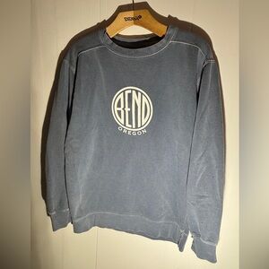 Bend Oregon  blue/Gray Sweater